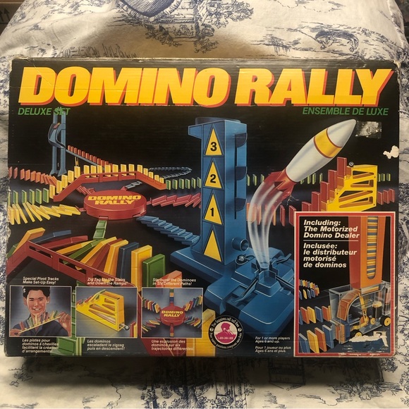 Vintage Domino Rally Deluxe Set 1989 Pressman Toy Great Condition!. - Picture 1 of 4